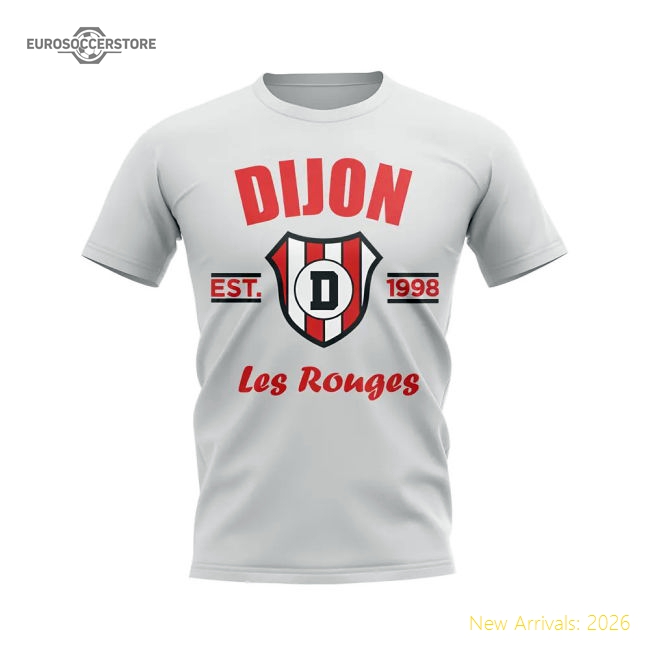 Dijon Established Football T-Shirt (White)-Vantage Point Soccer